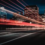 long exposure photography of road and cars